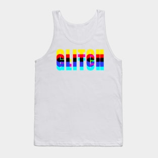 Glitch Effect Tank Top